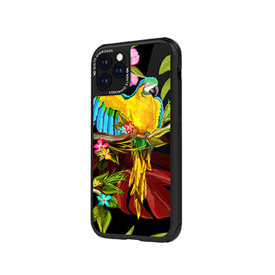 Backcover iPhone 11 - Jungle Papegaai