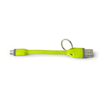 USB Micro Sleutelhanger 12 CM Div. Kleuren