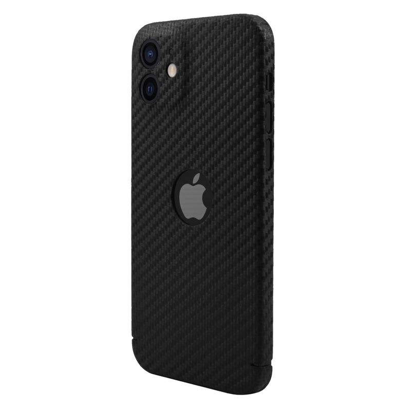 Backcover Carbon iPhone 12 Mini Logo Zichtbaar