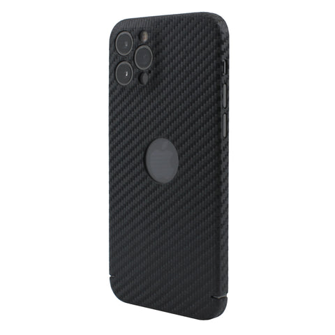 Backcover Carbon iPhone 12 Pro Logo Zichtbaar